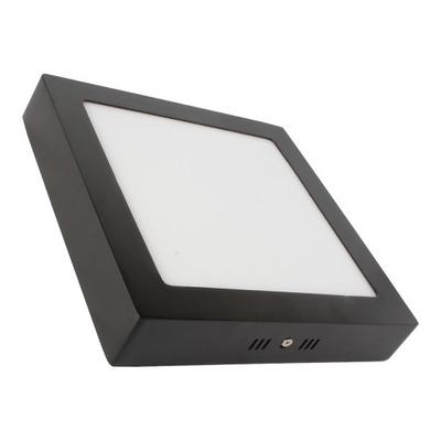 Lamptime Sıva Üstü LED Panel Sensörlü Siyah 24W Kare 6500K 263638