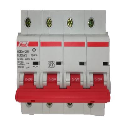 Trizafe Sigorta 4X100A C Tipi Otomatik Sigorta 10ka Himel