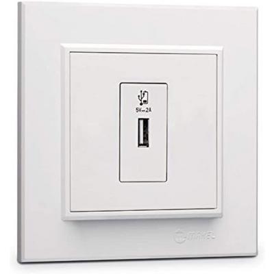 Usb Priz Makel Karea Beyaz Şarj Prizi 5V-2A