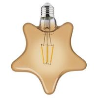Yıldız Rustik Led Ampul 6w Amber Işık Horoz