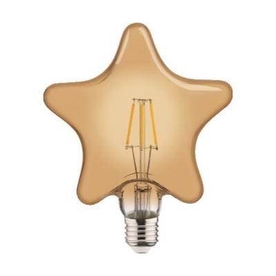 Yıldız Rustik Led Ampul 6w Amber Işık Horoz