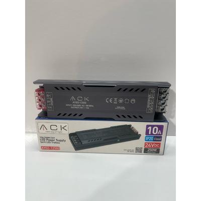 Ack 24V 10 Amper 250 W Slim Led Trafosu AY02-12500