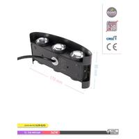ACK 6W Çift Yönlü LED Duvar Aplik Siyah Gövde Gunışığı Işık AH07-07201