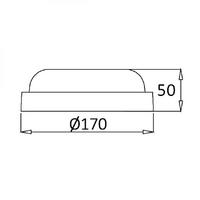 Braytron Nemliyer Led Glop 12 w Beyaz Işık Ip54 BC17-01130