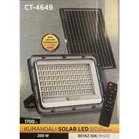 Cata 200W Kumandalı Led Solar Projektör CT-4649