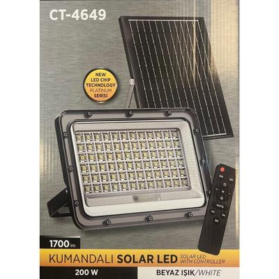 Cata 200W Kumandalı Led Solar Projektör CT-4649