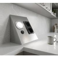 Cata CT 5109 Saten Kasa 5W Çift Prizli Tezgah Aydınlatma Beyaz Işık 6400K 