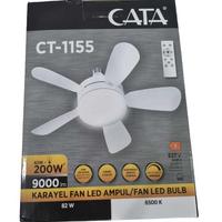 Cata Karayel Fan LED 82W Kumandalı Işıklı Vantilatör CT-1155
