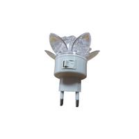 Çiçek Desenli Fişli Gece Lambası Anahtarlı Ledli Rgb Işık