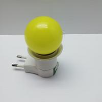 Duy Fişli Gece Lambası Ampüllü Sarı Led 1W E27 Duy