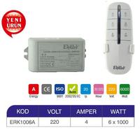 Erkled 6 lı Avize Kumandası ERK1006