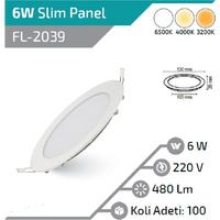 Forlife Sıva Altı LED Spot Beyaz Gövde Beyaz Işık 6W FL-2039-B