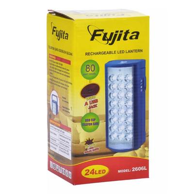 Fujita 2606L Usb 24 Ledli Işıldak Mavi