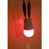 Gece Lambası Ampülü Kırmızı 1W Led E27 Duy