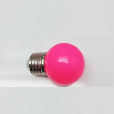 Gece Lambası Ampülü Pembe 1W Led E27 Duy