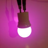 Gece Lambası Ampülü Pembe 1W Led E27 Duy