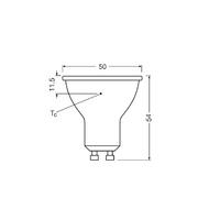 Ledvance LED PAR 16 50 36 Dimm 3,7 W 830 GU10 P Dimli Led Ampul 4099854457548