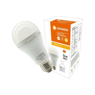 Ledvance 8W (60W) 2700K (Sarı Işık) E27 Duylu Şarj Edilebilir LED Ampul