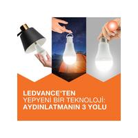 Ledvance 8W (60W) 2700K (Sarı Işık) E27 Duylu Şarj Edilebilir LED Ampul