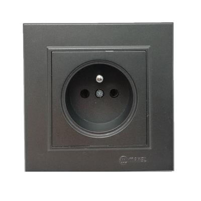 Makel Karea Ups Priz Füme Modül+Kapak+Çerçeve