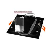 Maxled 6W 6500K Beyaz Işık Siyah Kasa Sıva Altı Kare LED Spot MX-1030