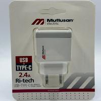 Mutlusan Usb + Type-C Fiş Adaptör 2,4 Amper