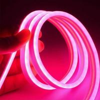 Neon Led 12 Volt Pembe Işık Dış Mekan 5 Metre