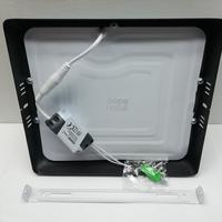 Noas 18W 6500K Beyaz Işık Siyah Kare Sıva Üstü Led Panel YL15-1800-S