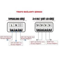Noas 24V 10 Amper 240 W Trafo Ultra Slim YL26-0240