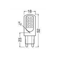 Osram 4W G9 Dim Edilebilir Led Ampül Sarı Işık 4058075432246 AC58921