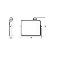 Osram Ldeco Fl 20W Yeşil Renk LED Projektor