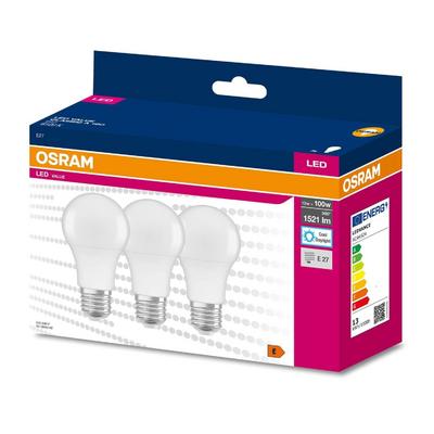 Osram Led Ampul 1521 Lümen 13W E-27 6500K Beyaz 3 lü Paket