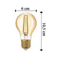 Osram LED Fılament 6.5W 2700K 806LM E27 Duy Sarı Işık Ampul Dim Edilebilir / 4099854394294