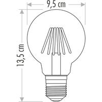 Osram LED G95 Glob Fılament 6.5W 2700K 720LM E27 Duy Sarı Işık Ampul Dim Edilebilir / 4099854394416