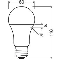 Osram Led Value 10W Beyaz Işık E-27 Ampul 1055 lm 3 lü Paket