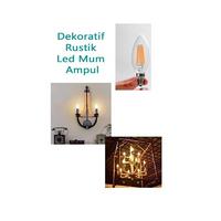 Osram Rustik LED Ampul Value Clb Buji 4W E14 2700K Sarı Işık