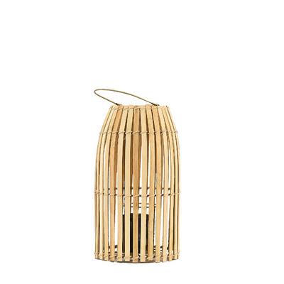 Özcan Aydınlatma 1016-1 Bambu Mumluk 18*31 Ahşap