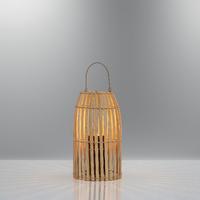 Özcan Aydınlatma 1016-1 Bambu Mumluk 18*31 Ahşap
