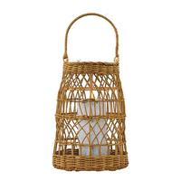 Özcan Aydınlatma 1024-1 Bambu Mumluk 14*32 Ahşap