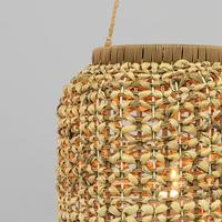 Özcan Aydınlatma 1026-1 Bambu Mumluk 31*37 Ahşap