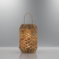 Özcan Aydınlatma 1027 Bambu Mumluk 20*30 Ahşap