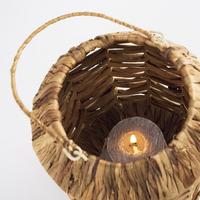 Özcan Aydınlatma 1027 Bambu Mumluk 20*30 Ahşap