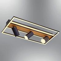 Özcan Aydınlatma 1428-3 Rea 3 Spotlu Plafonyer Siyah