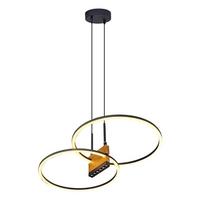 Özcan Aydınlatma 1429-2A Round Sarkıt Siyah