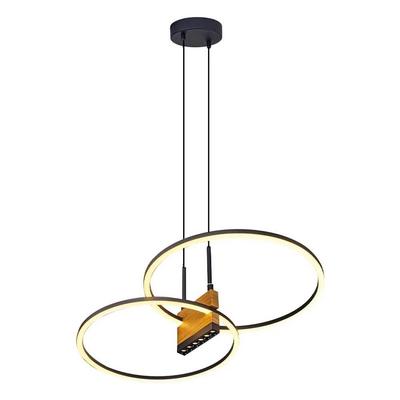 Özcan Aydınlatma 1429-2A Round Sarkıt Siyah