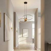 Özcan Aydınlatma 1429-2A Round Sarkıt Siyah