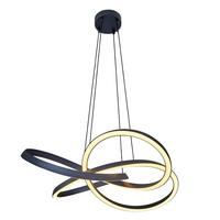 Özcan Aydınlatma 1431-1A-19 Helical Yuvarlak Sarkıt Siyah