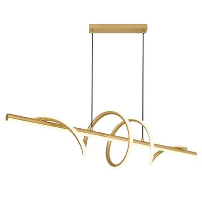 Özcan Aydınlatma 1431-1As-03 Helical Uzun Sarkıt Sarı