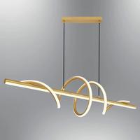 Özcan Aydınlatma 1431-1As-03 Helical Uzun Sarkıt Sarı