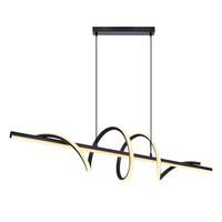 Özcan Aydınlatma 1431-1As-19 Helical Uzun Sarkıt Siyah